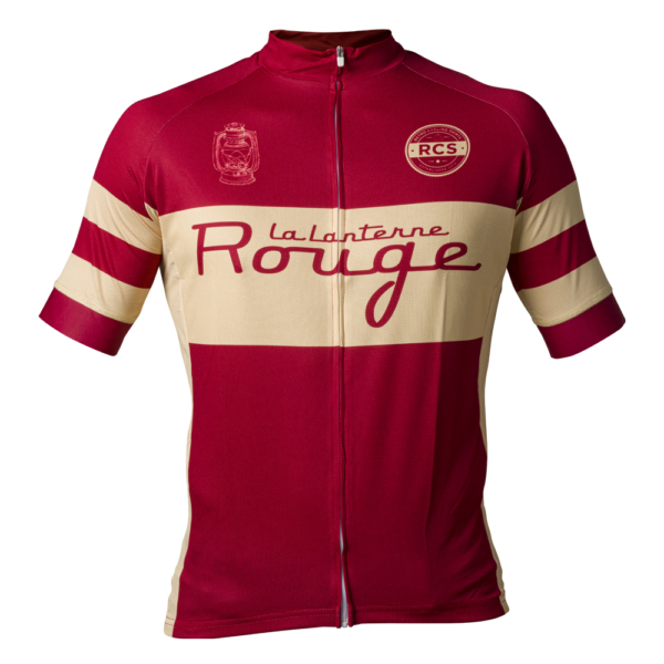 La Lanterne Rouge retro cycling shirt voorkant